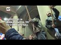 Election protesters in Serbias capital city threaten to storm city hall  - 01:49 min - News - Video