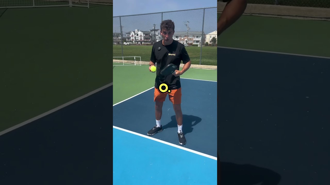 Cross-Court Dinking Drill With A TWIST 🌪️ #pickleball #pickleballtips #shorts