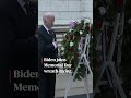 WATCH: Biden joins Memorial Day wreath-laying ceremony #shorts
