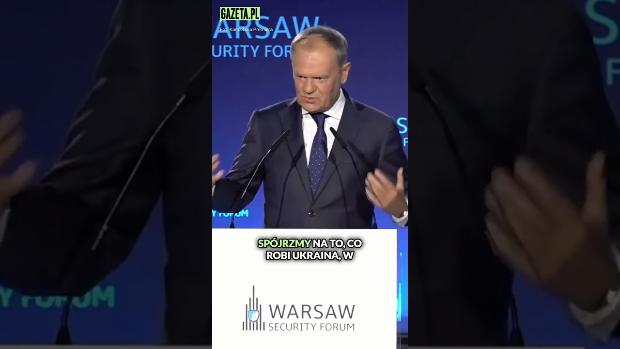 Tusk o wojnie w Ukrainie. "Robimy to dla nas samych"