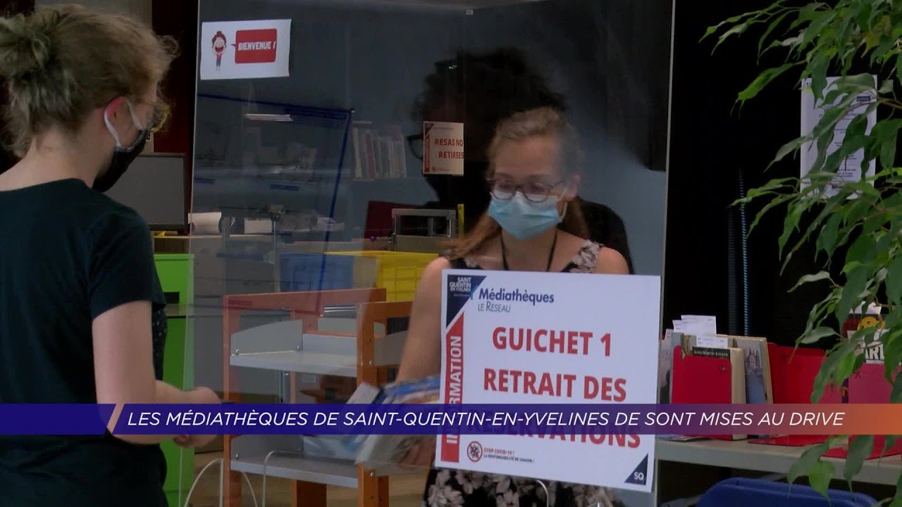 Les médiathèques de Saint-Quentin-en-Yvelines se sont mises au drive