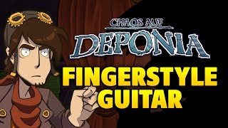 Hans Zimmer - A Table at Chez Schlumpi [OST "Chaos on Deponia"] (Fingerstyle guitar cover with tabs)