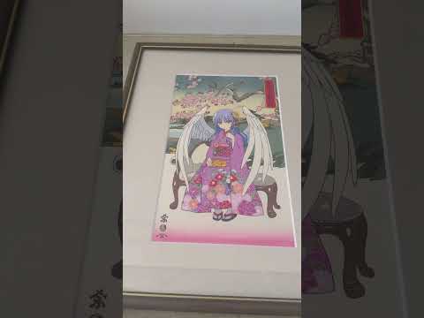 Angel Beats! 浮世絵木版画 桜花下天使之図 立華かなで Angel Beats!』浮世絵木版画 桜花下天使之図 立華かなで: その他