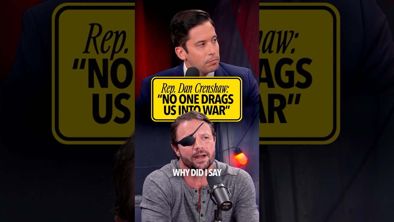 Dan Crenshaw says Israel didn't drag us into Iran