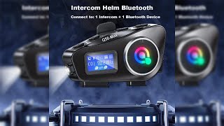 Pratinjau video produk EG Intercom Helm Bluetooth Headset 2 Riders Bahasa Indonesia 1000mAh - Q58-Max