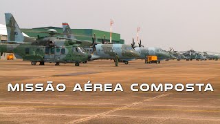 O Composite Air Operation (COMAO) envolveu as aeronaves A-1 e A-29 Super Tucano, para as missões de Ataque; H-36 Caracal, H-60L Black Hawk, AH-2 Sabre e SC-105 para as missões CSAR; C-105 Amazonas e C-95 Bandeirante nas missões de Assalto Aeroterrestre; e R-99 e E-99, que realizaram missões de Posto de Comunicação no Ar, para complementar o fluxo de comunicações do COMAO.