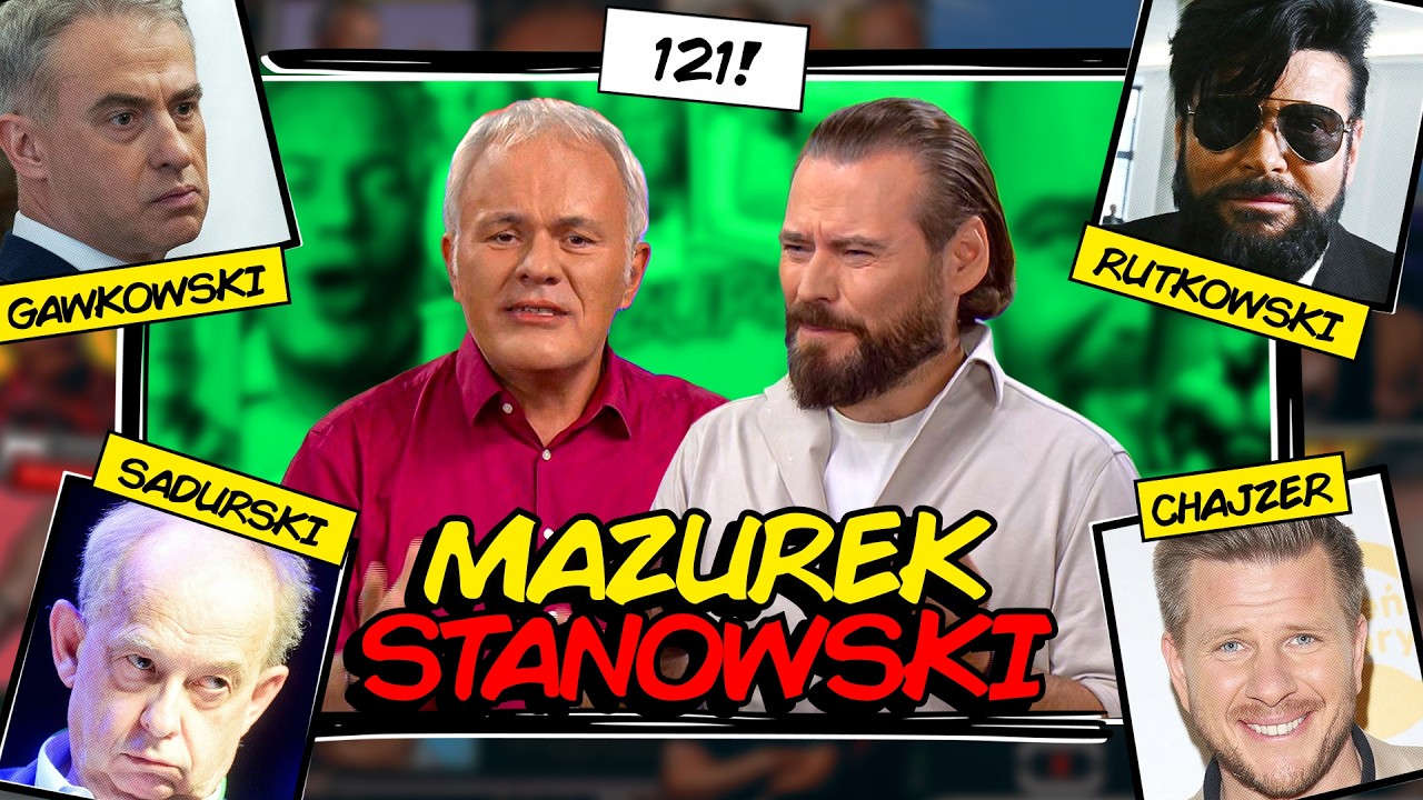 MAZUREK & STANOWSKI #121: CHAJZER SKŁADA ŻYCZENIA, RUTKOWSKI BRONI KANAŁU ZERO, GAWKOWSKI GROZI