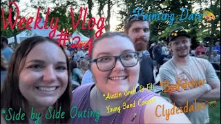 WEEKLY VLOG #24 Austin Snell and Eli Young Band Concert + Budweiser Clydesdales + Dyeing My Cabinet?