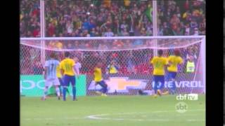 O Brasil venceu o amistoso contra a Argentina por 2 a 0, no último sábado. Os gols foram marcados pelo jogador atleticano Diego Tardelli.