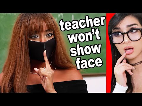 Teacher Won't Show Her Face At School