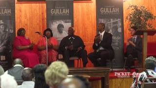 Guests sing a spirtual song led by Rosa Murray during the project release of "Gullah: The Voice of an Island" on Friday night at Bethesda Christian Fellowship on St. Helena Island.
