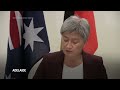 Australian Foreign Minister Penny Wong says government will restore funding to UNRWA after review  - 00:53 min - News - Video