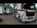 Scania V8 Open pipe Crackle Sound 1.38