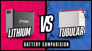 Inverex Lithium Battery 12V 100Ah & 200Ah 🔋 vs Tubular Battery 🔋 | Full Comparison & Real Test!
