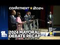 Mayoral candidates reflect on debate performance