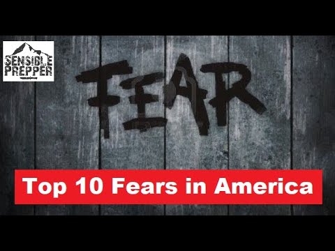 Top 10 Fears in America 2022 : Prepper School Vol. 50