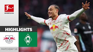 Xavi With Perfect Comeback! | RB Leipzig — SV Werder Bremen | Highlights | MD 16 – Bundesliga 24/25