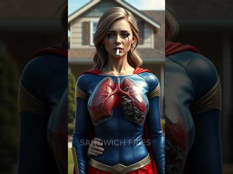 😱😢 Super girl aur Captain america ki hui maut 😭 #shorts #spiderman #cigratelover