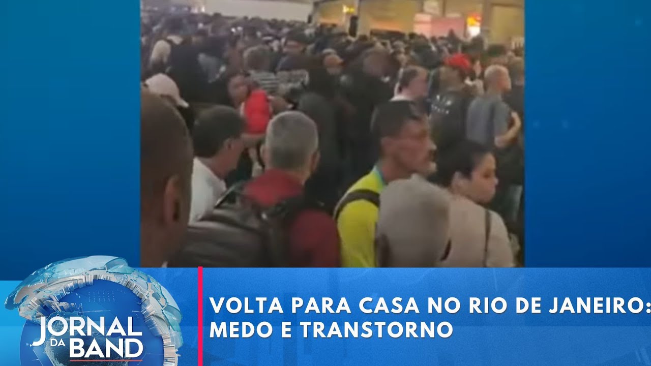 Volta para casa no Rio de Janeiro medo e transtorno | Jornal da Band  TV Online Volta para casa no Rio de Janeiro medo e transtorno | Jornal da Band