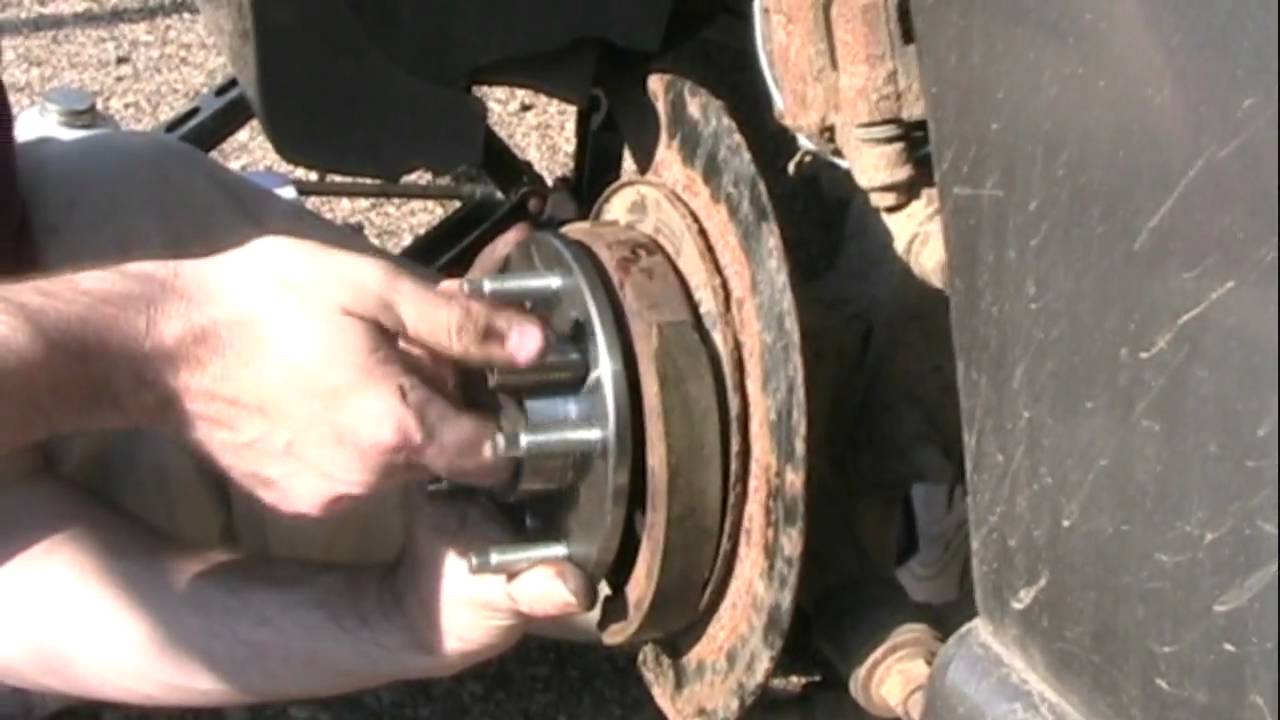 Rear Wheel Bearing Change - 2002 Grand Prix - YouTube