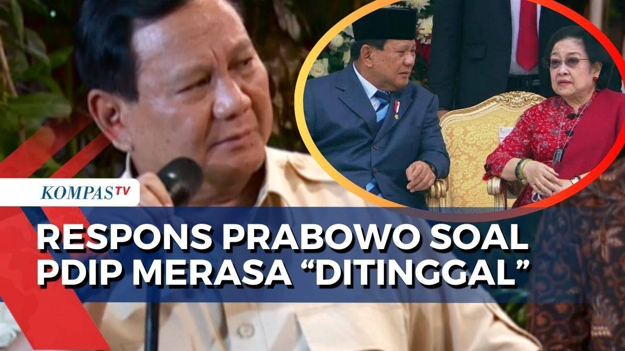 Ditanya soal Kans PDIP Masuk KIM Plus, Prabowo Subianto Pilih Tak Jawab
