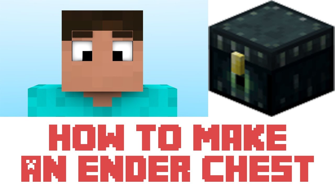 Minecraft How To Make An Ender Chest In Minecraft Youtube