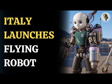 Italy Unveils World's First Humanoid Flying Robot | WION Podcast