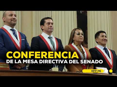 Congreso: Miguel Torres y la Mesa Directiva brindan conferencia | RPP Noticias