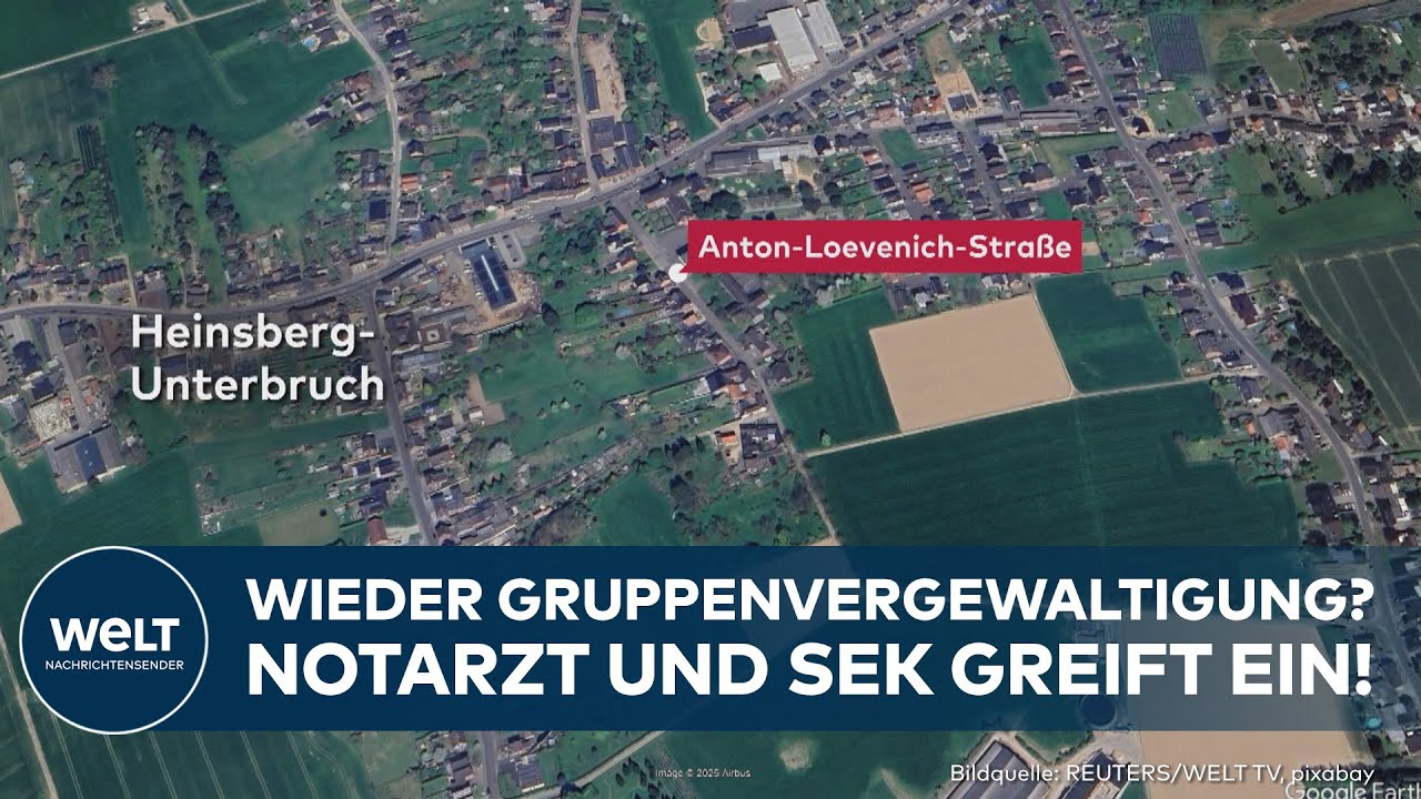 HEINSBERG: Mädchen (17) vergewaltigt! Fünf Männer festgenommen! SEK-Einsatz in NRW