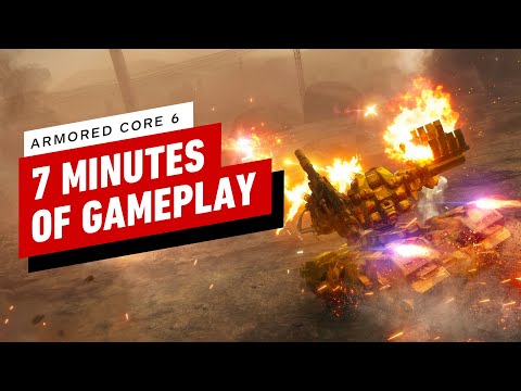 Armored Core 6: 7 Minutes of Gameplay - Strider Boss Fight