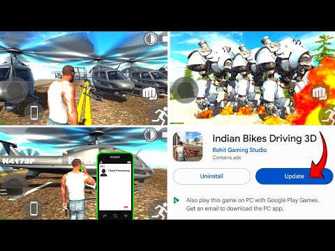 Finally Indian Bike Driving 3D New Update All New Cheat Code🤑| Helicopter+Robot Cheat Code|igs gamer