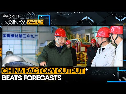 China Factory Output Surges But Risks Remain | World Business Watch | WION