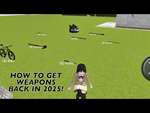 *TUTORIAL* how to get WEAPONS BACK in high school simulator 2018 in 2025!! 🪓