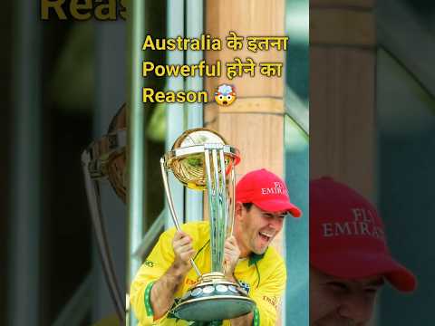 🏆 Australia ki ताकत का असली कारण 💥 | Ricky Ponting 🔥 #cricket #shorts