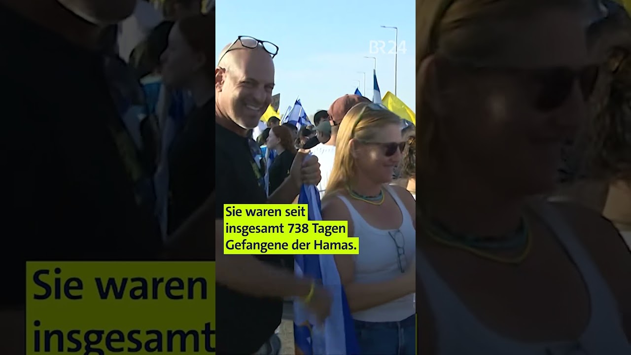 Alle 20 noch lebenden israelischen Hamas-Geiseln sind frei | BR24 shorts