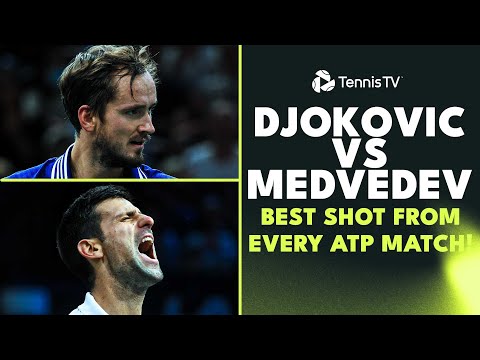 Best Point From Every Djokovic vs Medvedev ATP Match 🥵