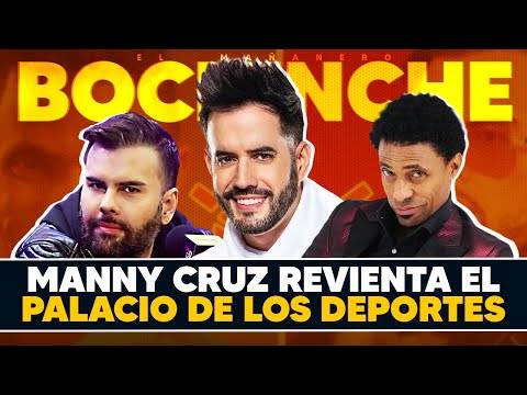 Manny Cruz revienta el palacio de los deportes - Enrique crespo llora en entrevista