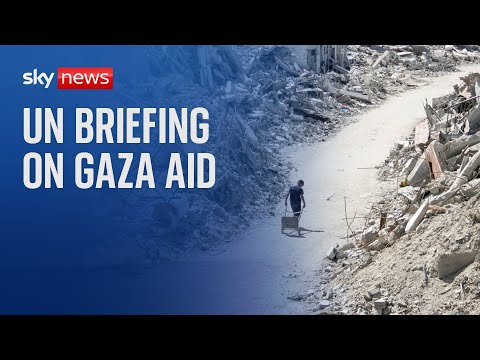 Watch live: UN briefing on Gaza Aid