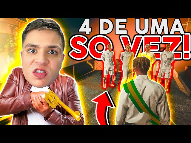 ELIMINEI 4 PESSOAS de UMA VEZ 🤬 PD! GTA RP (Paulinho o LOKO)