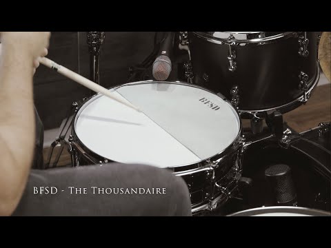 Big Fat Snare Drum - The Thousandaire - (14" Suede 1/2 Head)