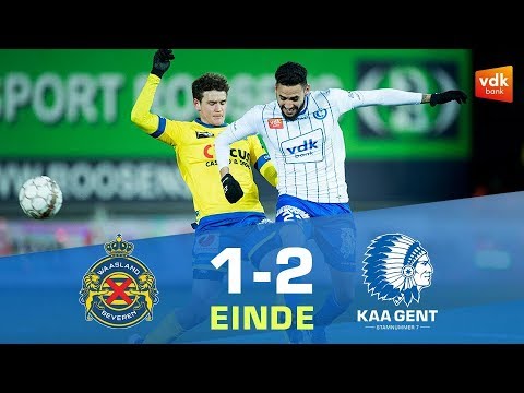 Samenvatting Waasland-Beveren - KAA Gent (1-2)