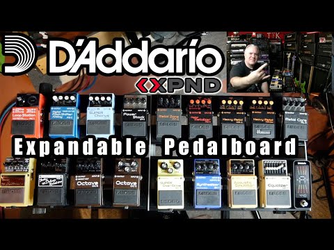 HOW MANY BOSS PEDALS CAN YOU FIT on a PEDALBOARD?  D'Addario XPND Pedalboard - Build, Demo & Review!