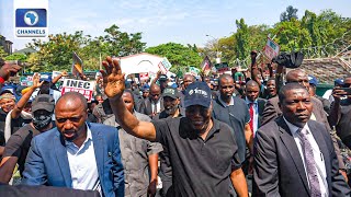 Atiku Leads PDP Protest In Abuja, March To INEC Office