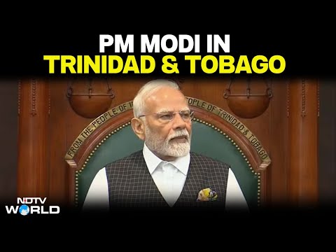 PM Modi Speech | PM Modi News | PM Modi Addresses Joint Session Of Parliament In Trinidad & Tobago