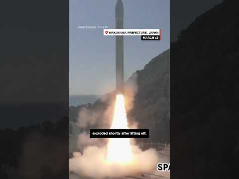Rocket explodes seconds after launch
