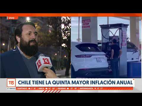 Chile tiene la quinta mayor inflación anual