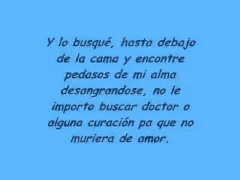 Ana barbara-Lo busque Letra