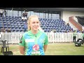 Melbourne Stars Kim Garth spoke to the media after the loss against the Sydney Sixers  - 02:03 min - News - Video