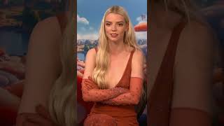 Anya Taylor-Joy thinks James Mcavoy should join the mushroom kingdom  #SuperMarioBros #anyataylorjoy