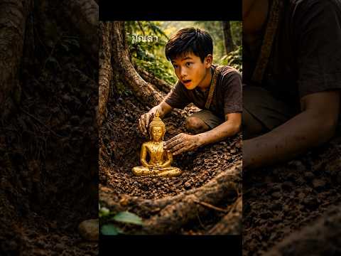 เด็กชายขุดเจอพระพุทธรูปทองคำ #นิทานสอนใจ #นิยายเสียง #นิทานธรรมะ #